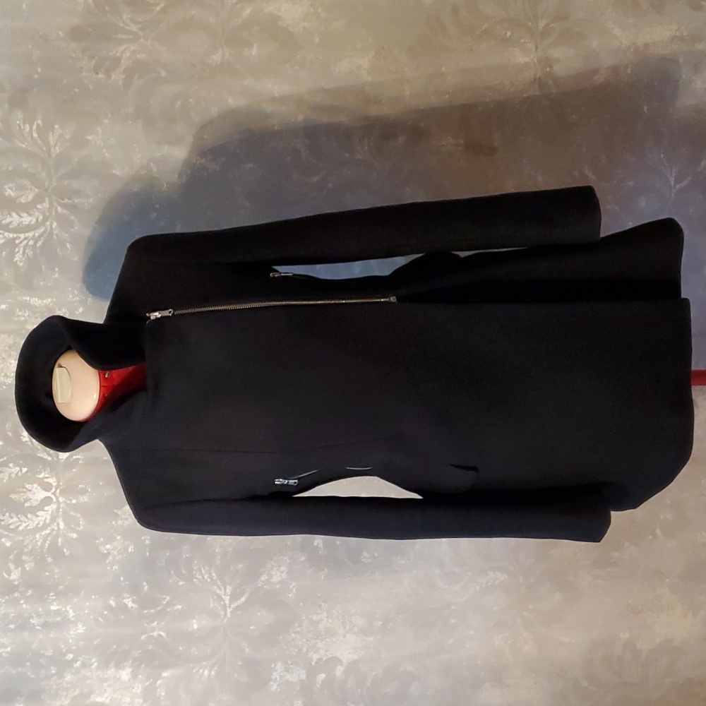 ZARA WOMAN black coat - Picture 2 of 11